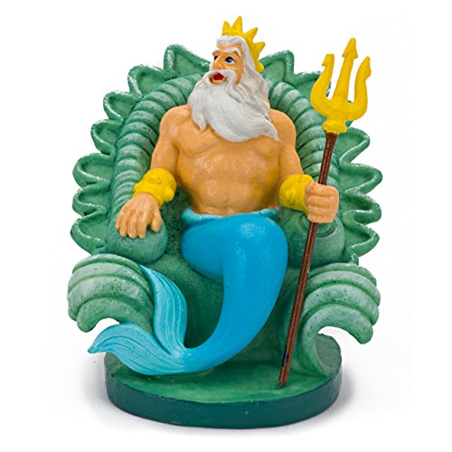 Little Mermaid - King Triton on Throne Resin Ornament Medium – Nature ...